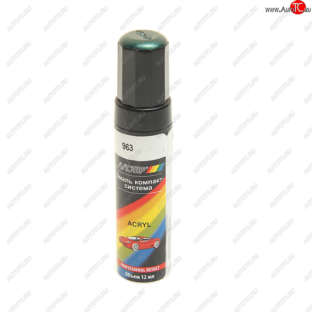 299 р. Краска 963 зеленая с кистью 12мл MOTIP MOTIP 963 me 12ml  с доставкой в г. Керчь