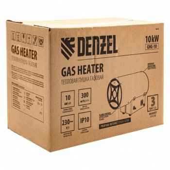 7 599 р. Пушка тепловая 10кВт 300куб.мч газовая DENZEL DENZEL 96476  с доставкой в г. Керчь. Увеличить фотографию 21