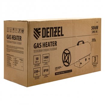 14 849 р. Пушка тепловая 50кВт 1400куб.мч газовая DENZEL DENZEL 96480  с доставкой в г. Керчь. Увеличить фотографию 18