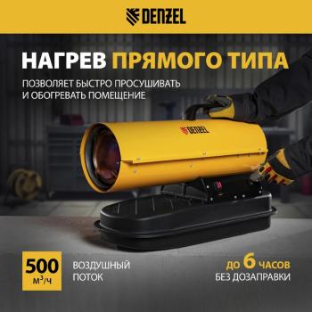 24 399 р. Пушка тепловая 20кВт 500куб.мч дизельная DENZEL DENZEL 96482  с доставкой в г. Керчь. Увеличить фотографию 5