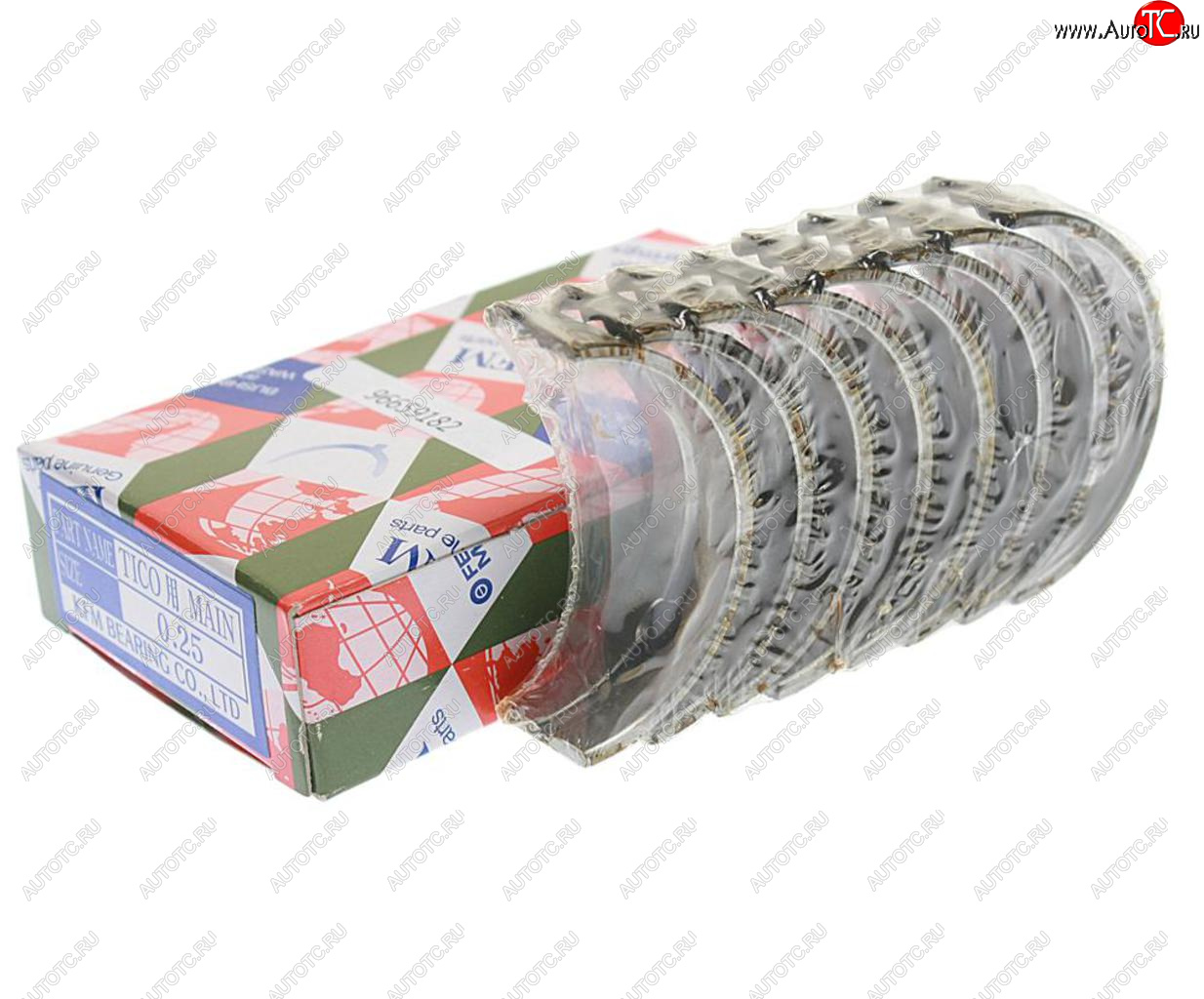 1 089 р. Вкладыши DAEWOO Matiz (0.8) коренные d+0.25 комплект (8шт.) KFM KFM 96659182  с доставкой в г. Керчь