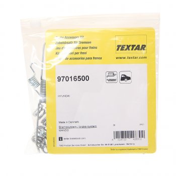 849 р. Ремкомплект HYUNDAI Accent колодок тормозных задних барабанных TEXTAR TEXTAR 97016500  с доставкой в г. Керчь. Увеличить фотографию 2