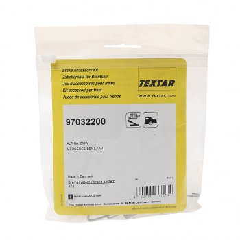 1 279 р. Ремкомплект BMW 5 (E60),X3 (E83),X5 (E53) VW Touareg колодок тормозных задних TEXTAR TEXTAR 97032200 TEXTAR 97032200  с доставкой в г. Керчь. Увеличить фотографию 2