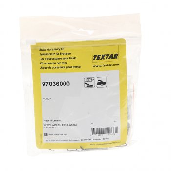 759 р. Ремкомплект HONDA Accord (03-08) колодок тормозных задних TEXTAR TEXTAR 97036000 TEXTAR 97036000  с доставкой в г. Керчь. Увеличить фотографию 2