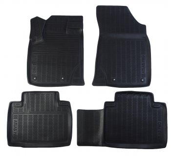 2 169 р. Коврик салона GEELY Atlas Pro (21-) полиуретан черный (4 предм.) SEINTEX SEINTEX 97232  с доставкой в г. Керчь. Увеличить фотографию 1