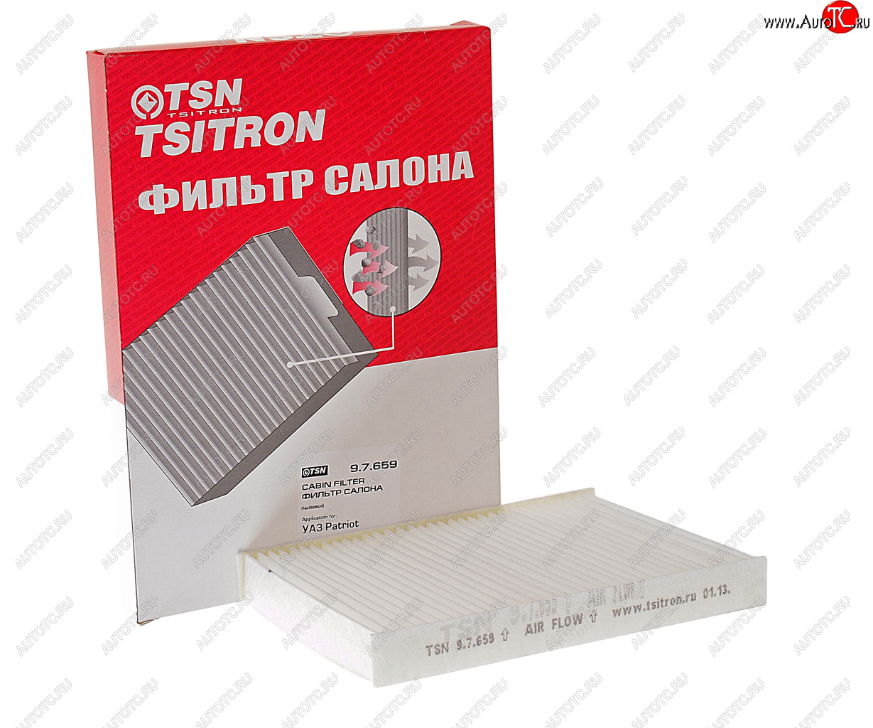 222 р. Фильтр воздушный салона УАЗ Патриот TSN TSN 9.7.659  с доставкой в г. Керчь