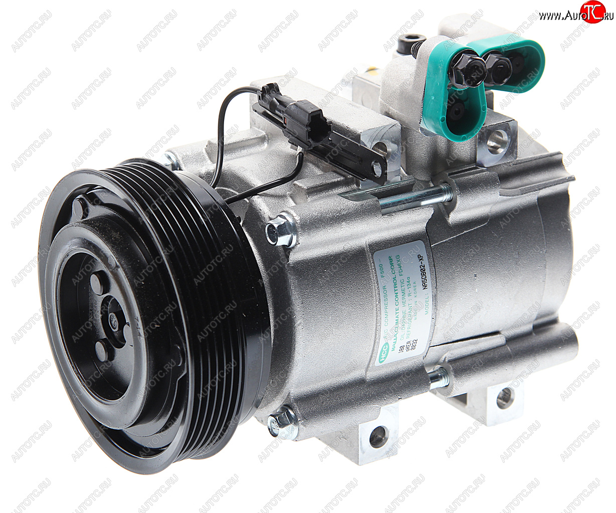 20 349 р. Компрессор HYUNDAI Tucson (04-) (2.7) KIA Sportage (04-) (2.7) кондиционера HCC (HANON) HCC 97701-2e100  с доставкой в г. Керчь