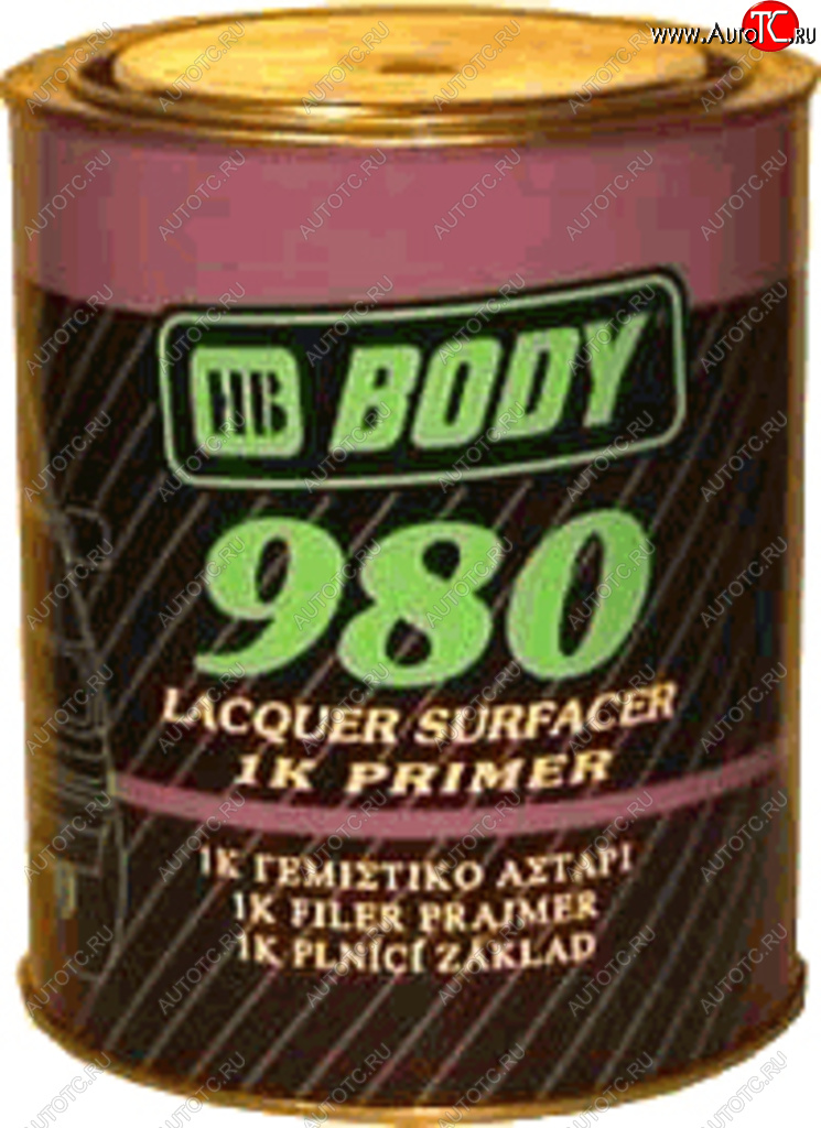 1 599 р. Грунт серый 1л P980 PRO BODY BODY 9800700001  с доставкой в г. Керчь