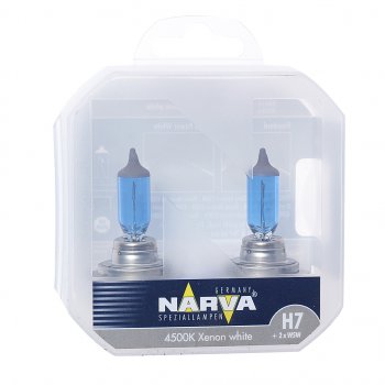 1 779 р. Лампа набор 12V H7 85W + W5WT105 PX26d бокс (2шт.+2шт.) Range Power White NARVA NARVA 980162100  с доставкой в г. Керчь. Увеличить фотографию 1