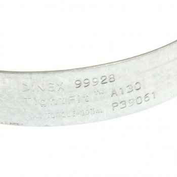 1 299 р. Хомут глушителя DAF (d=128-132) (цинк) E-line DINEX DINEX 99928  с доставкой в г. Керчь. Увеличить фотографию 2