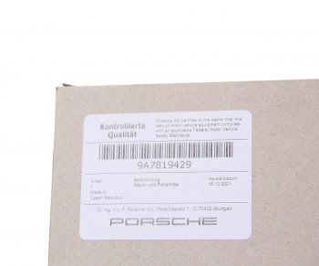 1 789 р. Фильтр воздушный салона PORSCHE Cayenne,Panamera (07-) OE VAG 9a7819429  с доставкой в г. Керчь. Увеличить фотографию 3