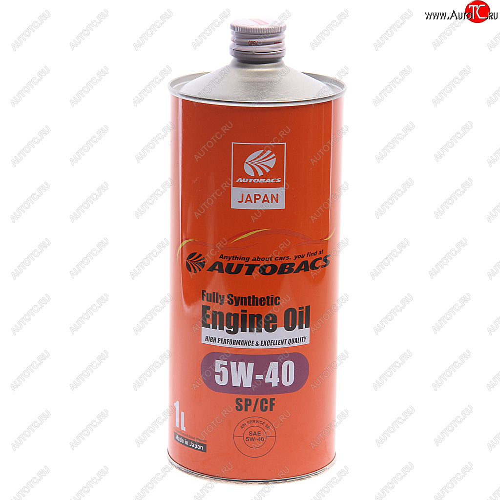 1 399 р. Масло моторное ENGINE OIL 5W40 синт.1л Япония AUTOBACS AUTOBACS a00032241  с доставкой в г. Керчь