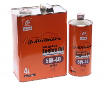 4 389 р. Масло моторное ENGINE OIL 5W40 синт.4л+1л Япония AUTOBACS AUTOBACS a00032242-401 AUTOBACS a00032242-401  с доставкой в г. Керчь. Увеличить фотографию 1