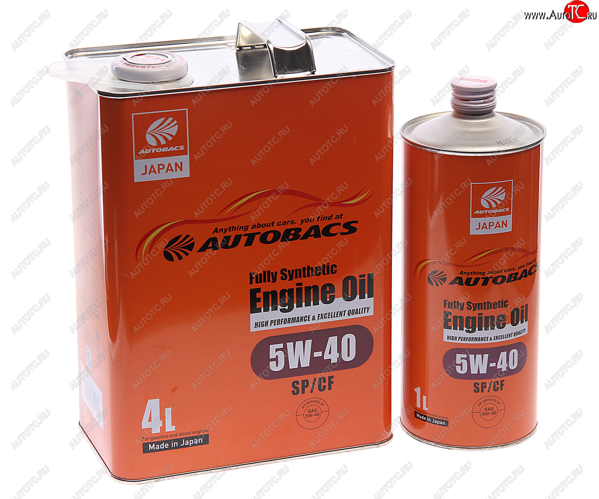 4 389 р. Масло моторное ENGINE OIL 5W40 синт.4л+1л Япония AUTOBACS AUTOBACS a00032242-401 AUTOBACS a00032242-401  с доставкой в г. Керчь