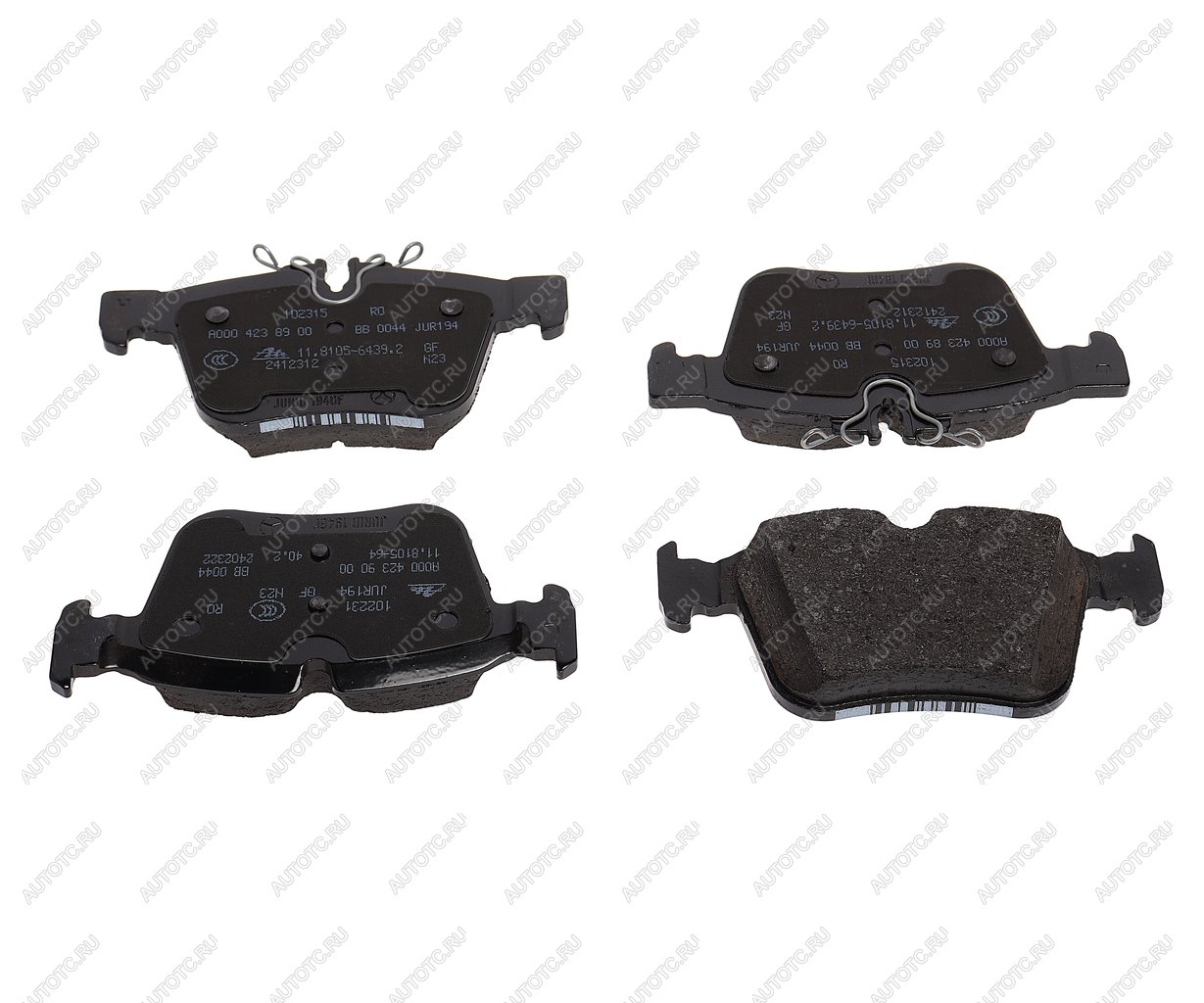11 749 р. Колодки тормозные MERCEDES C (W205),GLC (W253)задние (4шт.) ОЕ MERCEDES a0004209403  с доставкой в г. Керчь