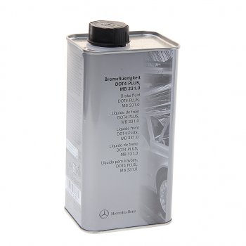 2 699 р. Жидкость тормозная DOT-4 1л Plus MERCEDES A0009895605118611 OE MERCEDES a000989560511  с доставкой в г. Керчь. Увеличить фотографию 1