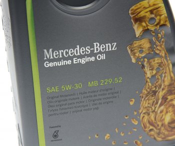 3 199 р. Масло моторное MERCEDES 5W30 синт.1л (спецификация 229.52) OE MERCEDES a000989700611abde  с доставкой в г. Керчь. Увеличить фотографию 2