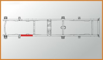 2 279 р. Усилитель ГАЗ-3302 №2 рамы под кабину левый L=630мм толщина 4мм АЗГ АЗГ а-120-3302.01  с доставкой в г. Керчь. Увеличить фотографию 2