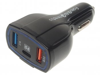 Устройство зарядное в прикуриватель 2USB 12V FAISON FAISON a12 ship black FAISON a12 ship black