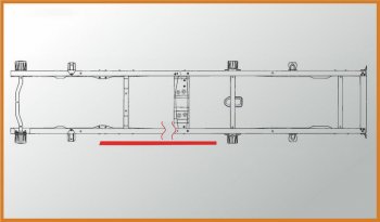 4 999 р. Удлинитель ГАЗ-3302 рамы средний левый сверленый L=940мм толщина 4мм АЗГ АЗГ а-135-330202.01  с доставкой в г. Керчь. Увеличить фотографию 6