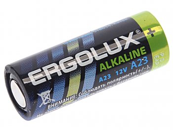 Батарейка A23 3LR50 12V (пульт сигнализации) блистер 5шт. (цена за 1шт.) Alkaline ERGOLUX ERGOLUX a23-bp5
