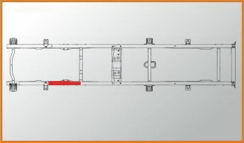 3 299 р. Усилитель ГАЗ-3302 №2 рамы под кабину левый L=1200мм толщина 4мм АЗГ АЗГ а-275-3302.01  с доставкой в г. Керчь. Увеличить фотографию 6