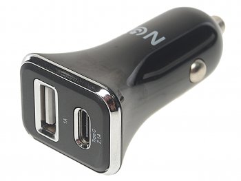 Устройство зарядное в прикуриватель 1USB + 1 Type C 12V FAISON FAISON a-42 pair black