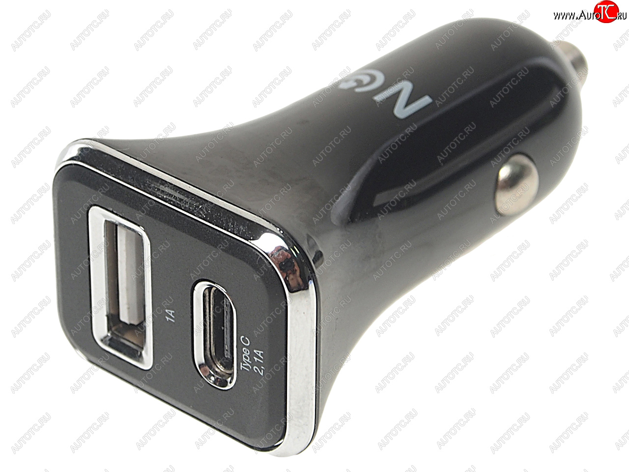 449 р. Устройство зарядное в прикуриватель 1USB + 1 Type C 12V FAISON FAISON a-42 pair black  с доставкой в г. Керчь