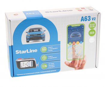 16 949 р. Сигнализация STAR LINE STAR LINE a63 v2 2can+2lin eco  с доставкой в г. Керчь. Увеличить фотографию 4