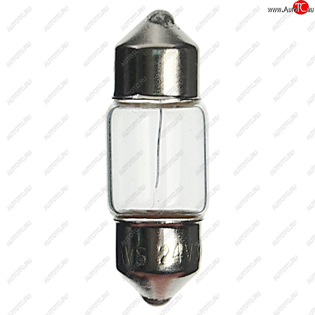 18 р. Лампа 24V C3W SV7-8 28мм AVS AVS a78337s  с доставкой в г. Керчь