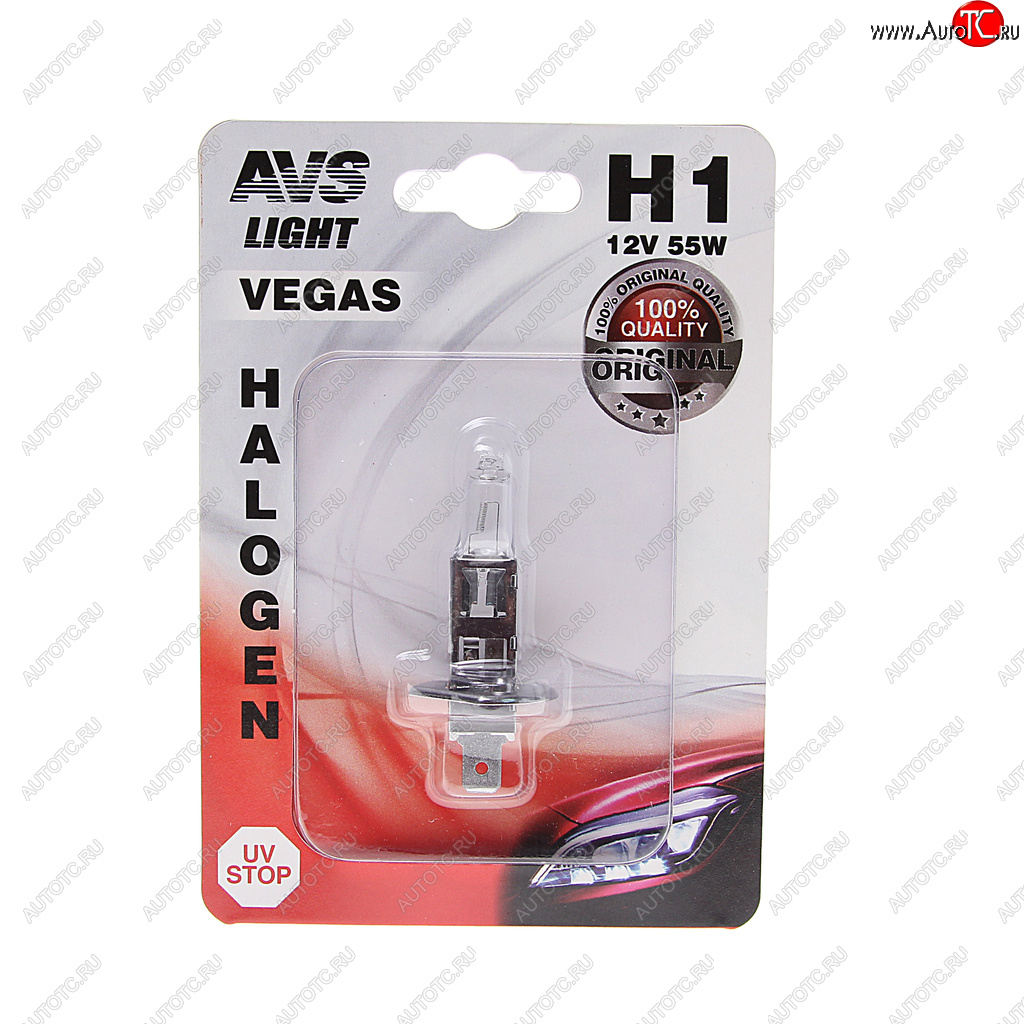 112 р. Лампа 12V H1 55W P14.5s блистер (1шт.) AVS AVS a78479s  с доставкой в г. Керчь