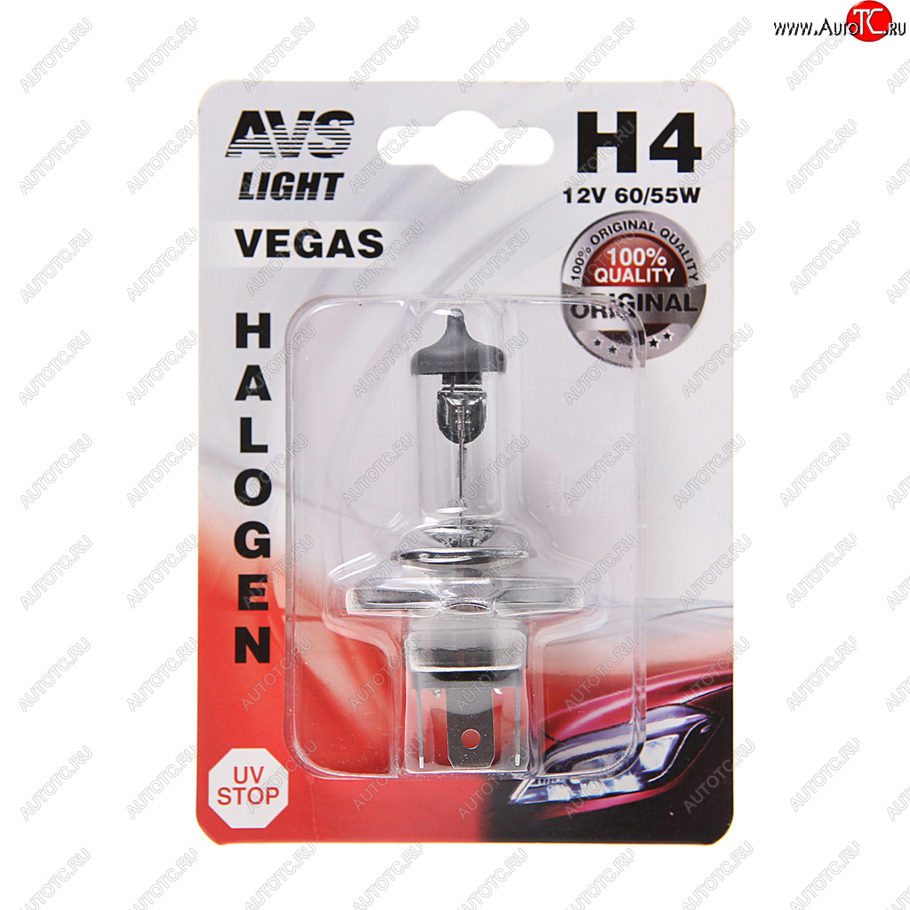 209 р. Лампа 12V H4 60/55W P43t блистер (1шт.) AVS AVS a78482s AVS a78482s  с доставкой в г. Керчь