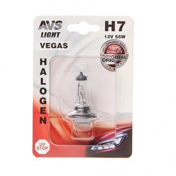 189 р. Лампа 12V H7 55W PX26d блистер (1шт.) AVS AVS a78483s  с доставкой в г. Керчь. Увеличить фотографию 1
