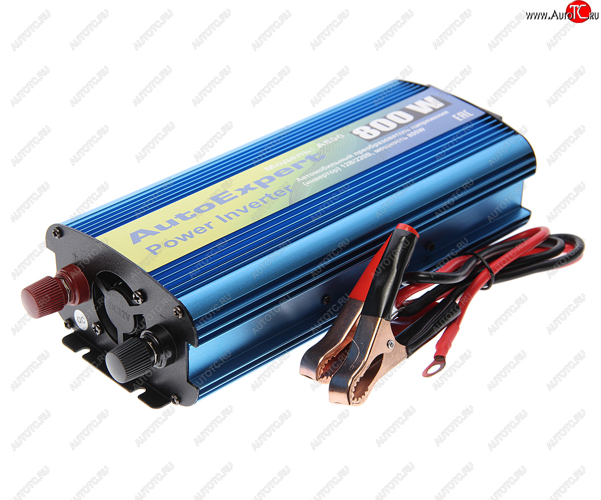 3 789 р. Преобразователь напряжения (инвертор) 12-220V 800Вт AUTOEXPERT AUTOEXPERT a800  с доставкой в г. Керчь
