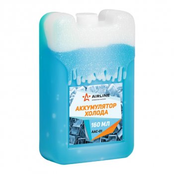 160 р. Аккумулятор холода 160г водно-солевой (жесткий) AIRLINE AIRLINE aac-01  с доставкой в г. Керчь. Увеличить фотографию 3