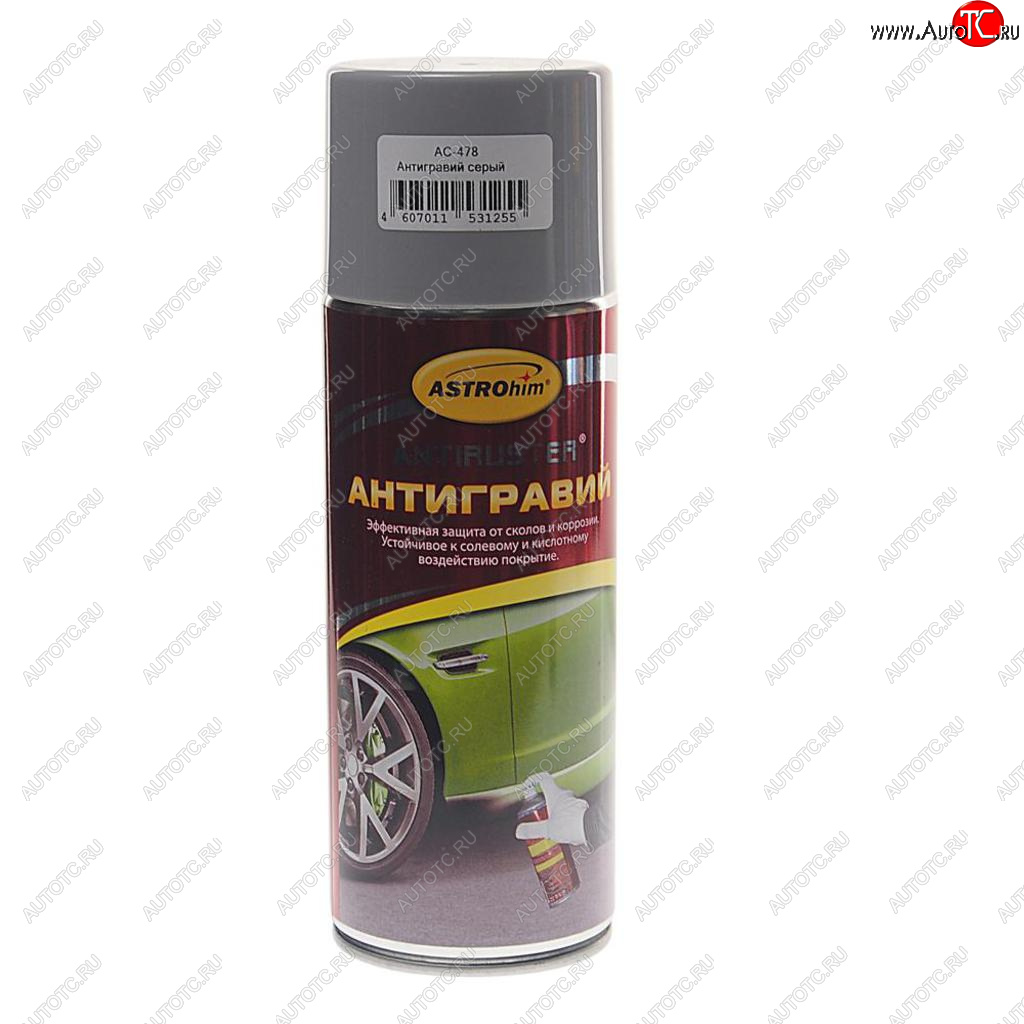 399 р. Антигравий серый аэрозоль 0.52л ASTROHIM ASTROHIM ac-478  с доставкой в г. Керчь