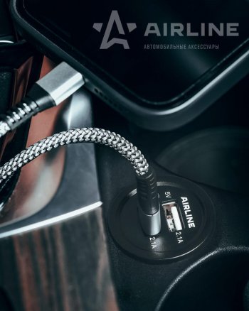 749 р. Розетка автомобильная встраиваемая влагозащищенная 12-24V 2 USB (5V 2.1А+1А) AIRLINE AIRLINE acs-2u-02  с доставкой в г. Керчь. Увеличить фотографию 7