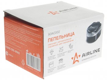 499 р. Пепельница в автомобиль с подсветкой черная AIRLINE AIRLINE adac002  с доставкой в г. Керчь. Увеличить фотографию 3