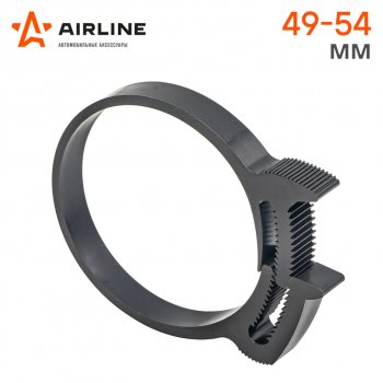 40 р. Хомут 49-549 мм, силовой зубчатый замок, пластик (ПА66) черный AIRLINE AIRLINE adhc010  с доставкой в г. Керчь. Увеличить фотографию 2