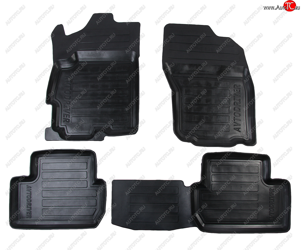 2 299 р. Коврик салона MITSUBISHI ASX (10-) PEUGEOT 4008 (12-) резина черный (4 предм.) AVTODRIVER AVTODRIVER adravg214  с доставкой в г. Керчь