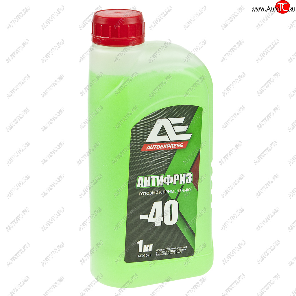 201 р. Антифриз зеленый -40C 1кг G11 GREEN AUTOEXPRESS ТИТАН-СМ ae-01028  с доставкой в г. Керчь