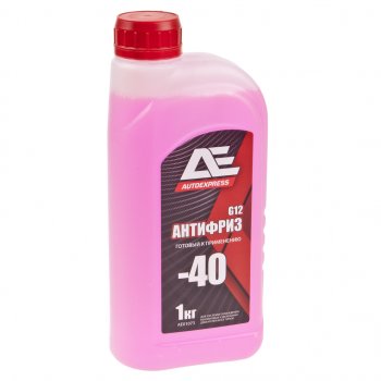 202 р. Антифриз красный -40C 1кг G12 RED AUTOEXPRESS ТИТАН-СМ ae-01073  с доставкой в г. Керчь. Увеличить фотографию 1