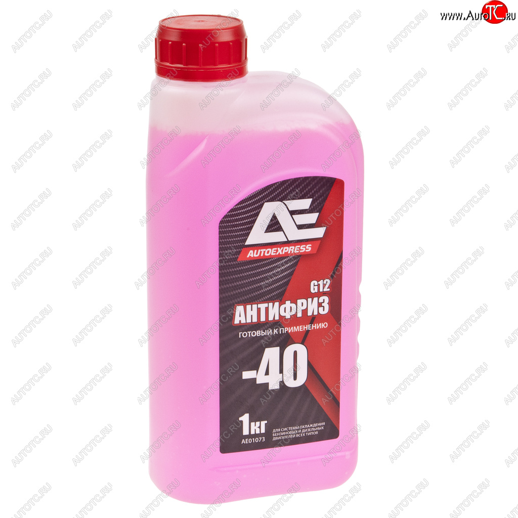 202 р. Антифриз красный -40C 1кг G12 RED AUTOEXPRESS ТИТАН-СМ ae-01073  с доставкой в г. Керчь