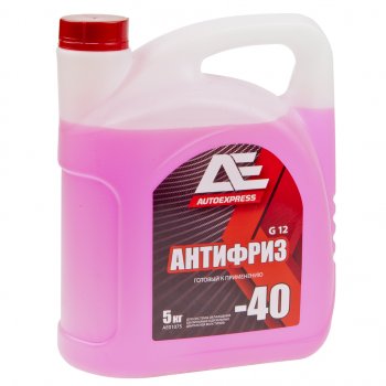 919 р. Антифриз красный -40C 5кг G12 RED AUTOEXPRESS ТИТАН-СМ ae-01075  с доставкой в г. Керчь. Увеличить фотографию 1