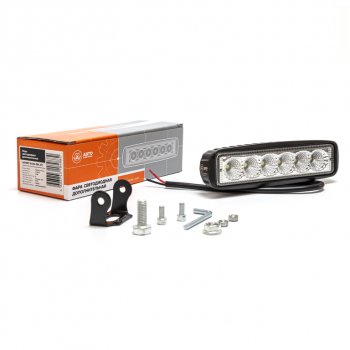 659 р. Фара рабочего света 155х70х40мм E-18W 6LED (рассеянный свет) AVTOELECTRICA AVTOELECTRICA ae18rt-6led-drl-pc ае  с доставкой в г. Керчь. Увеличить фотографию 9