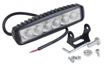 659 р. Фара рабочего света 155х70х40мм E-18W 6LED (рассеянный свет) AVTOELECTRICA AVTOELECTRICA ae18rt-6led-drl-pc ае  с доставкой в г. Керчь. Увеличить фотографию 1