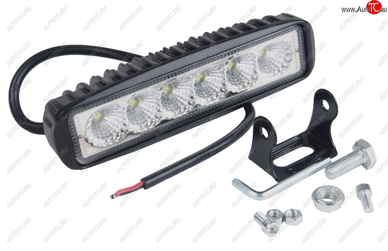 659 р. Фара рабочего света 155х70х40мм E-18W 6LED (рассеянный свет) AVTOELECTRICA AVTOELECTRICA ae18rt-6led-drl-pc ае  с доставкой в г. Керчь