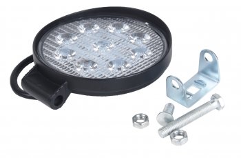 Фара рабочего света круглая 115х142x28мм 27W 9LED (направленный свет) AVTOELECTRICA AVTOELECTRICA ae27r-9led-28hc ае