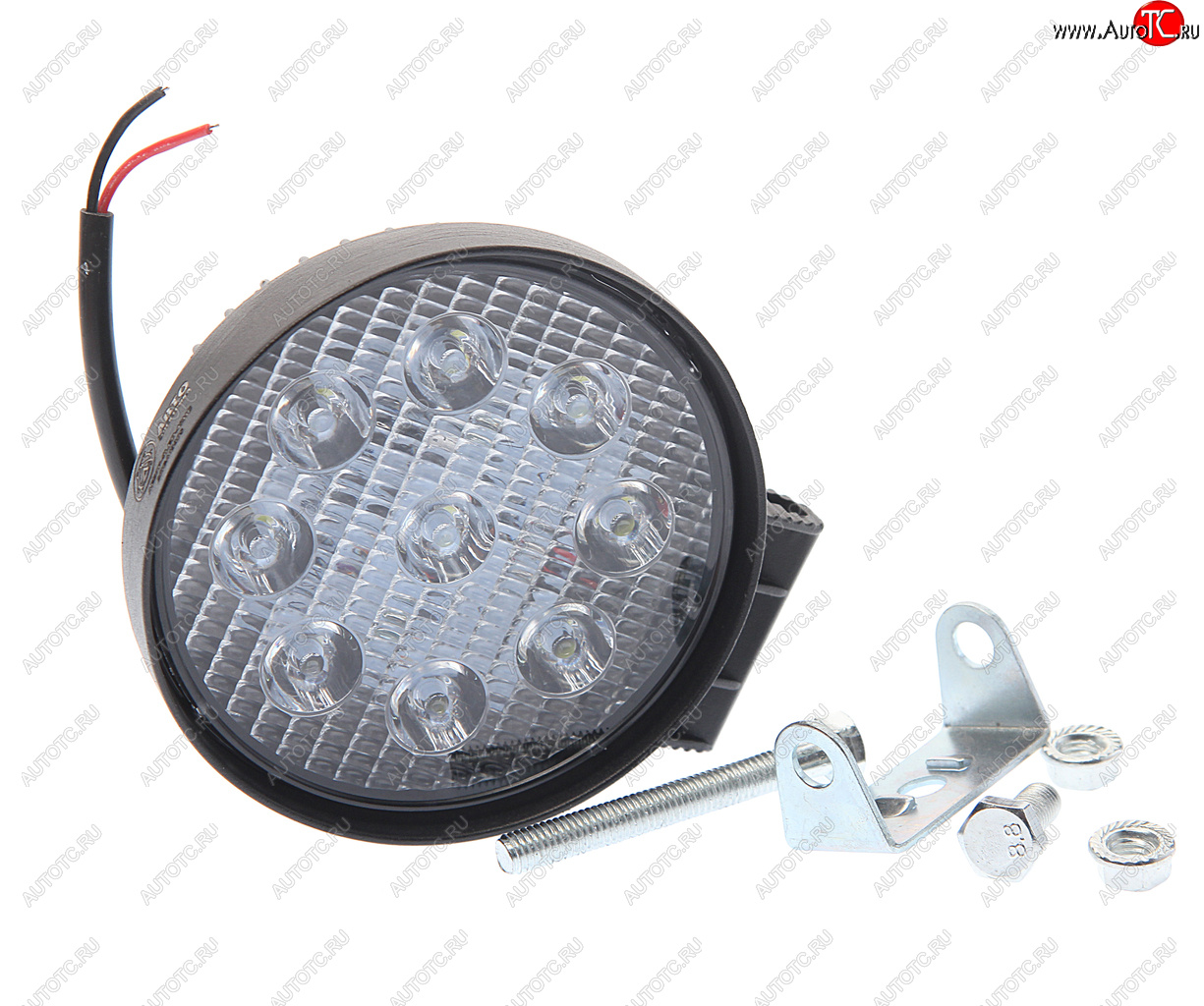 569 р. Фара рабочего света круглая 115х142x42мм 27W 9LED (направленный свет) AVTOELECTRICA AVTOELECTRICA ae27r-9led-42hc ае  с доставкой в г. Керчь