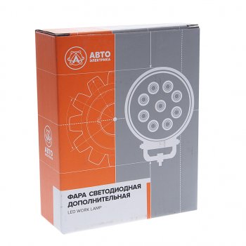 569 р. Фара рабочего света круглая 115х142x42мм 27W 9LED (рассеянный свет) AVTOELECTRICA AVTOELECTRICA ae27r-9led-42pc ае  с доставкой в г. Керчь. Увеличить фотографию 3
